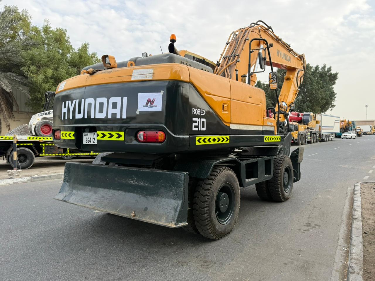Hyundai Robex 210W Wheel Excavator (2018)